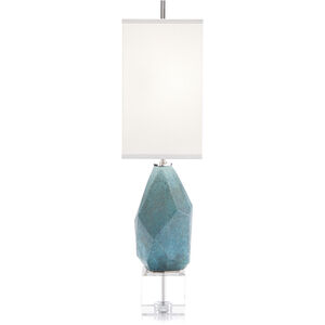 Leah 32.5 inch 60.00 watt Turquoise Table Lamp Portable Light