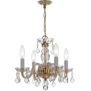 Traditional Crystal 4 Light 15.00 inch Mini Chandelier