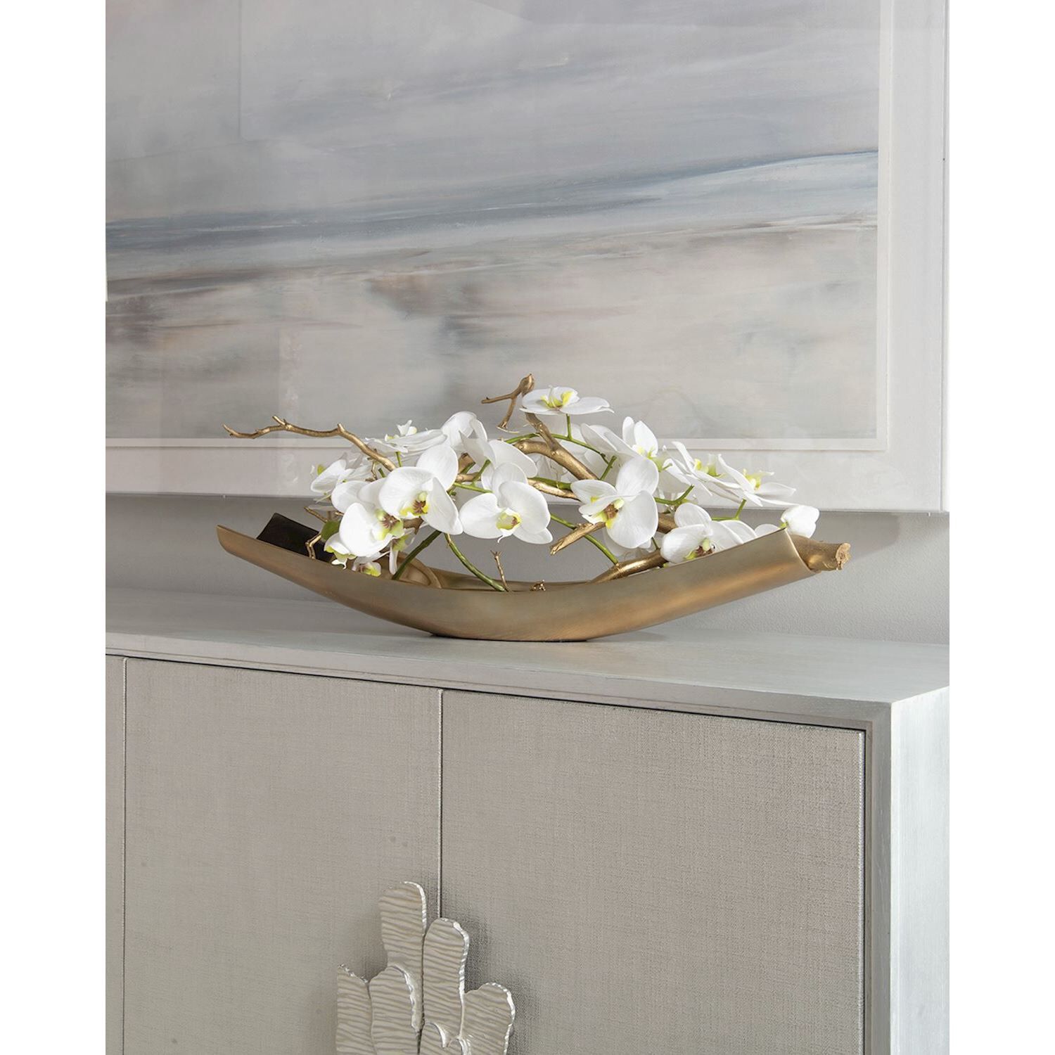 Golden Gold Decorative Flowers