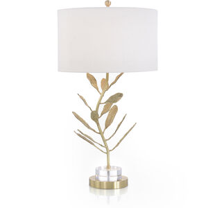 Plumeria Branch Table Lamp Portable Light
