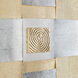 Cross Wave Gold Leaf Panels