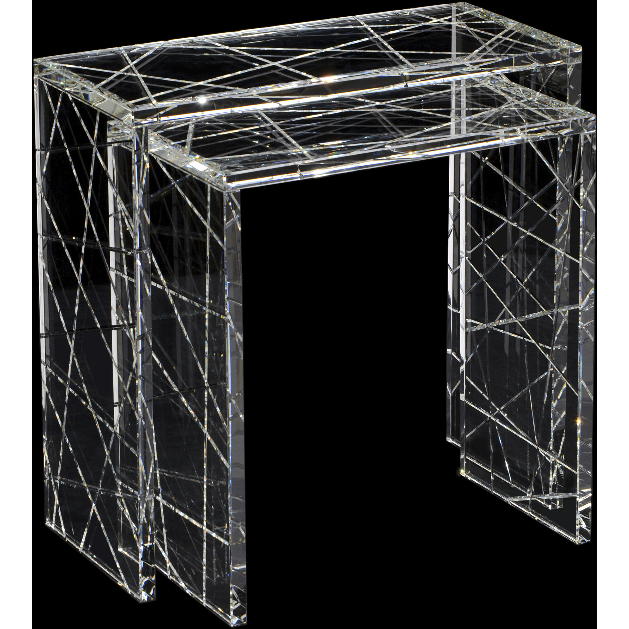 Crystal Nesting Table