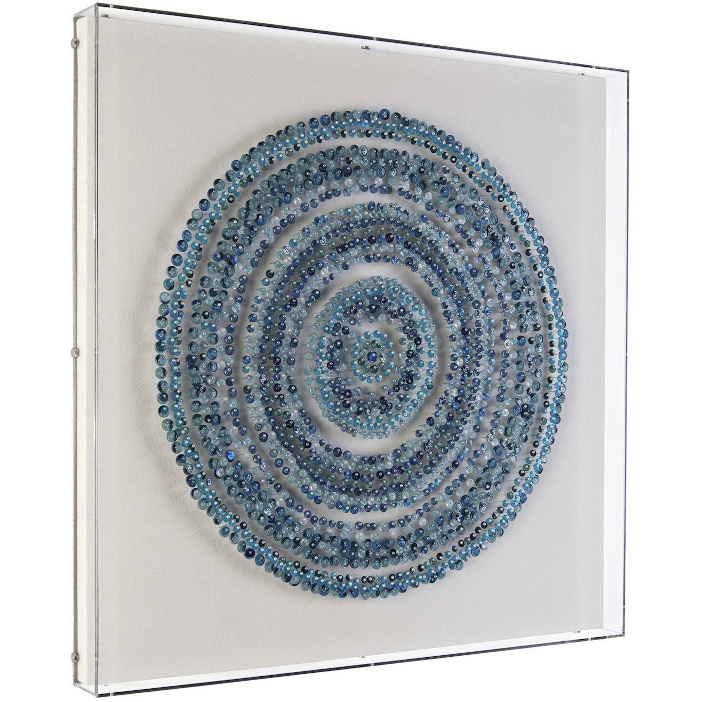 Tony Fey's Layers of Tranquility I 32 X 32 inch Abstract Art 