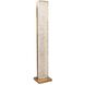 Boreal 74 inch Brass Floor Lamp Portable Light