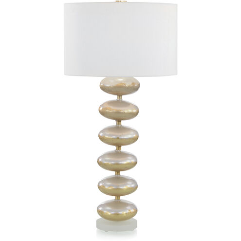 Pearlized Table Lamp Portable Light