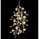 Churippu 21 Light Silver Leaf Chandelier Ceiling Light