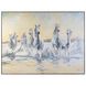 Jackie Ellens' Wild Horses in Southern France 73 X 55 inch Animal Art