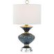 Demeter 30 inch Blue Table Lamp Portable Light