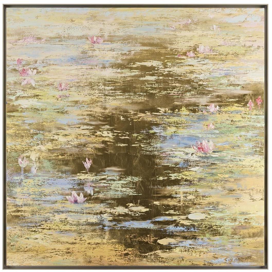 Teng Fei's Floating in Silence 60 X 60 inch Oils and Original Art in II