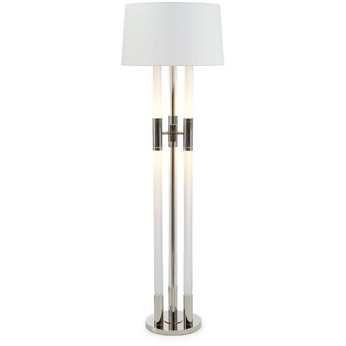 Troika 69.5 inch 150.00 watt Polished Nickel Floor Lamp Portable Light