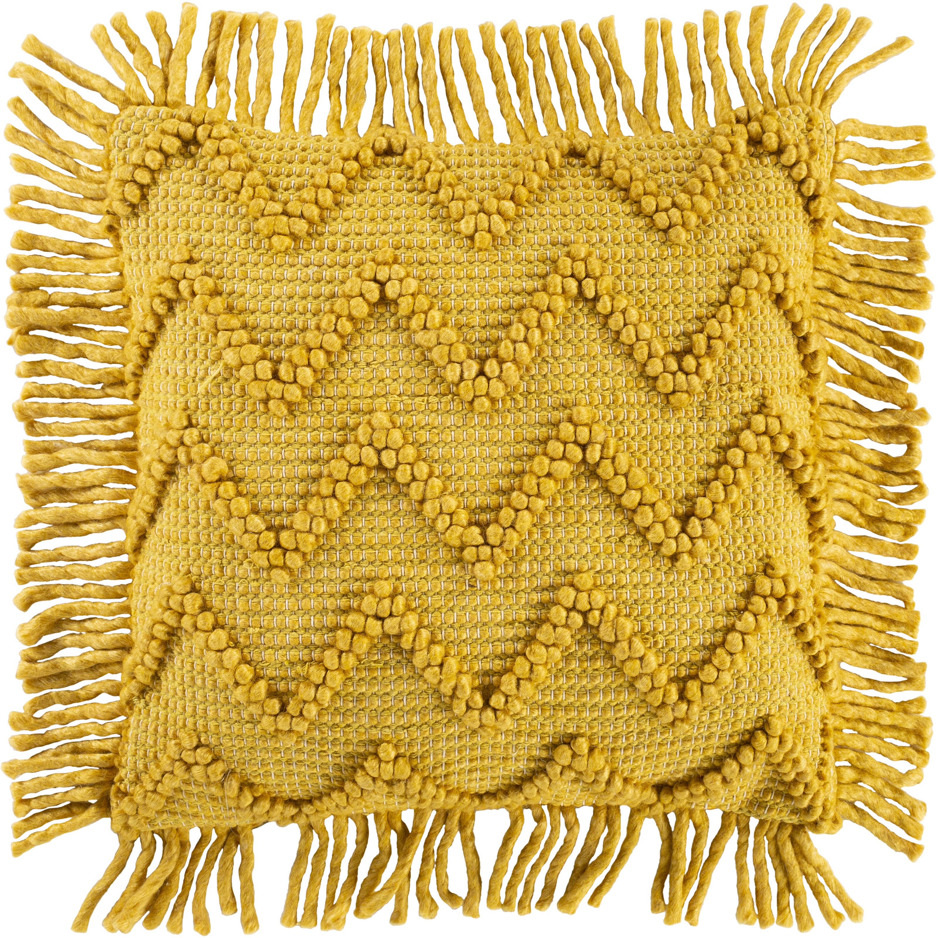 Hylia 20 X 20 inch Mustard Pillow Kit, Square