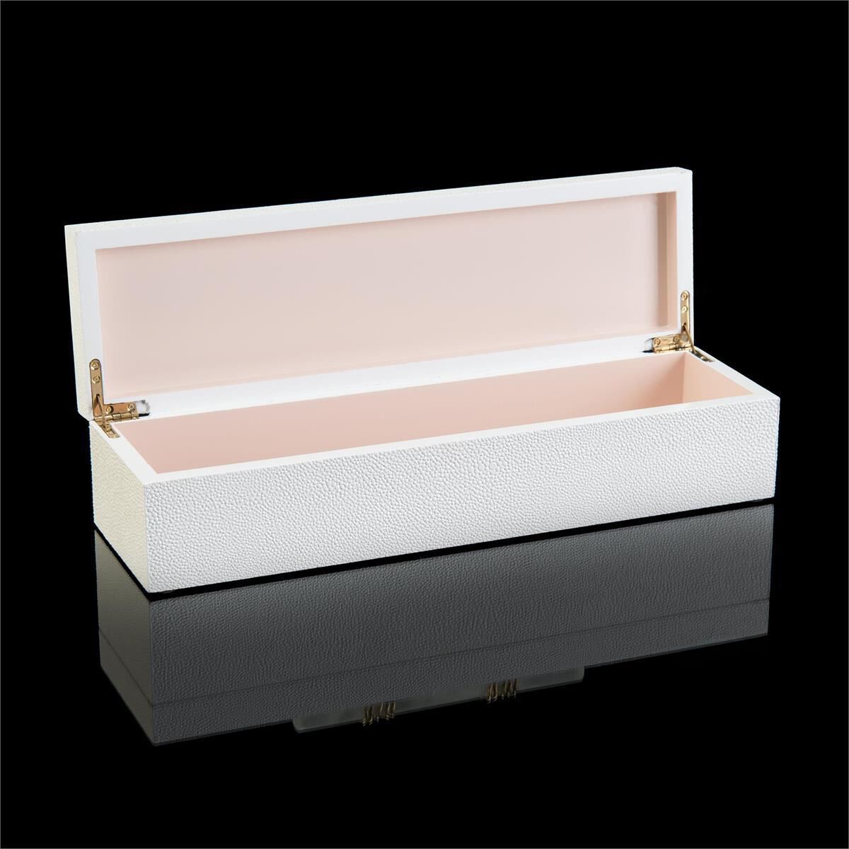 Leah White Decorative Box