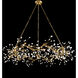 Waving 12 Light Stone Chandelier Ceiling Light 