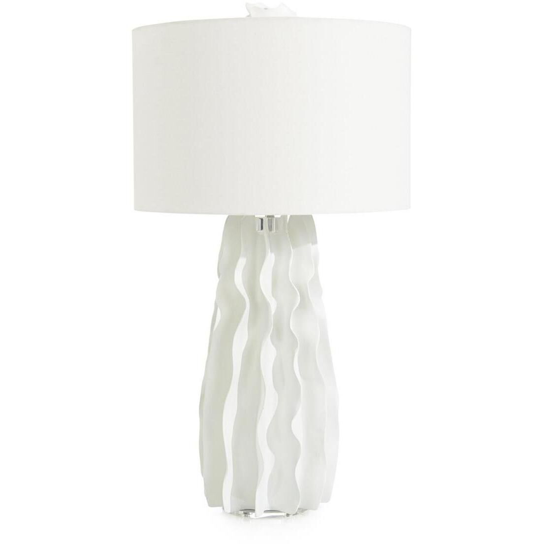 Crena 33.5 inch 150.00 watt Brushed Gold and Satin Glaze Table Lamp Portable Light