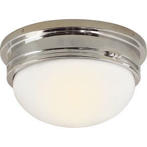 Chapman & Myers Marine 2 Light 12.75 inch Polished Nickel Flush Mount Ceiling Light, Large