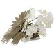 Leah Silver Decorative Flowers