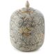 Lidded Foliage 14 X 9.5 inch Jar, Large