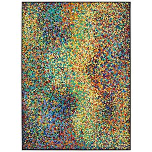 LM Zhou's Vibrant Pointillism 59.5 X 43.5 inch Oils and Original Art