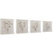 Leah Silver Wall Art, Set of 4