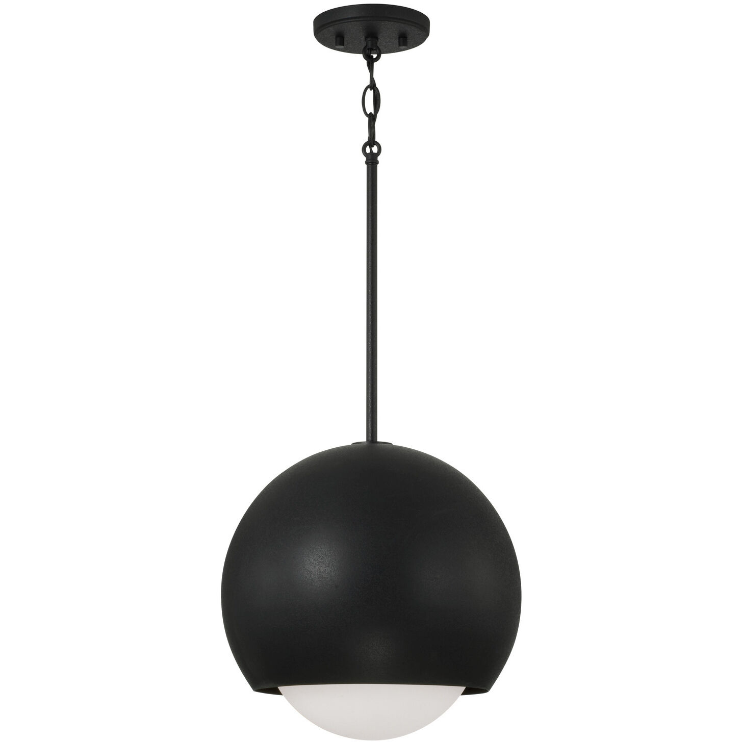 Dolby 1 Light 12.5 inch Black Iron Pendant Ceiling Light