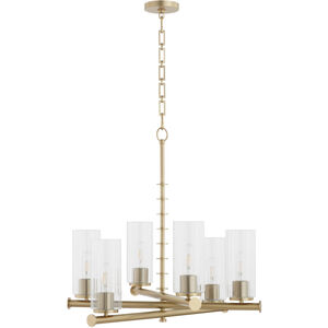 Mercier 6 Light 26 inch Aged Brass Chandelier Ceiling Light