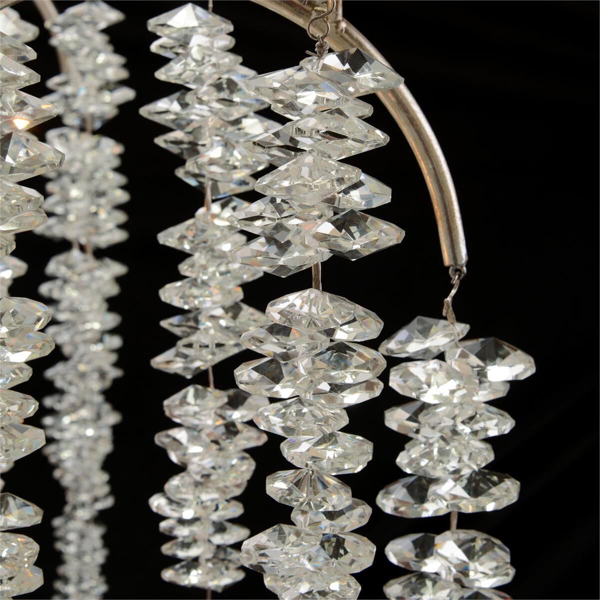 John Richard Cascading Crystal Six Light Chandelier