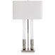 Gemini 32 inch 150.00 watt Polished Nickel Table Lamp Portable Light