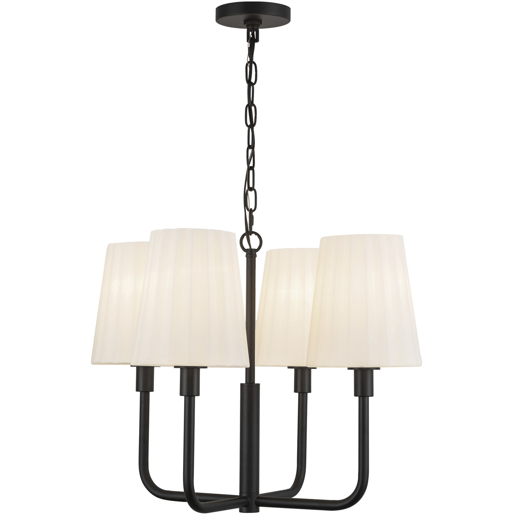 Alora Mood Plisse 4 Light 22.50 inch Chandelier