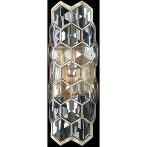 Array 2 Light 6.5 inch Silver Champagne Wall Sconce Wall Light, Small