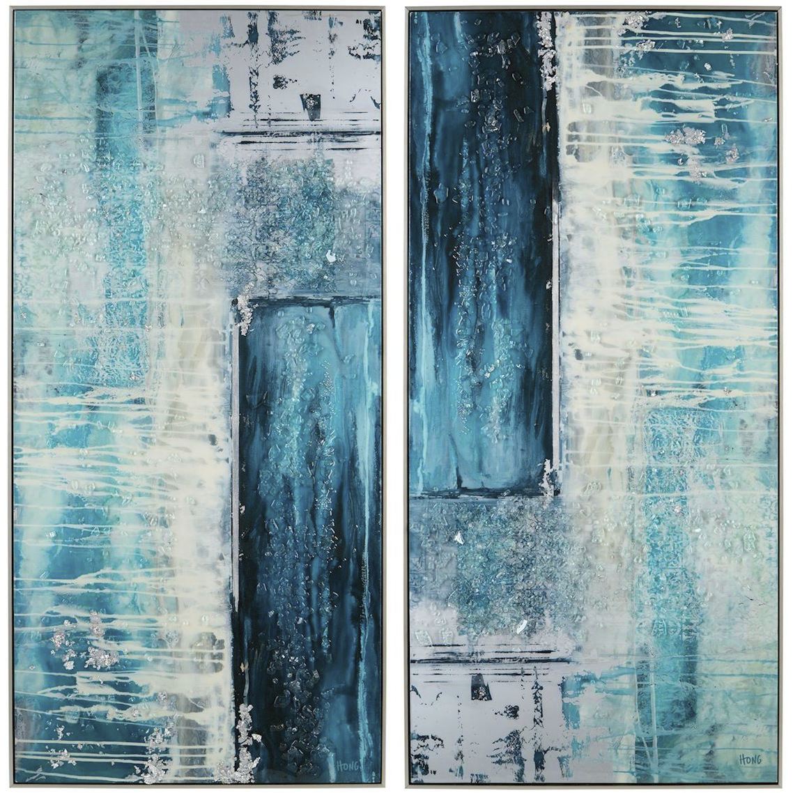 Mary Hong's Which Way Giclees, Diptych