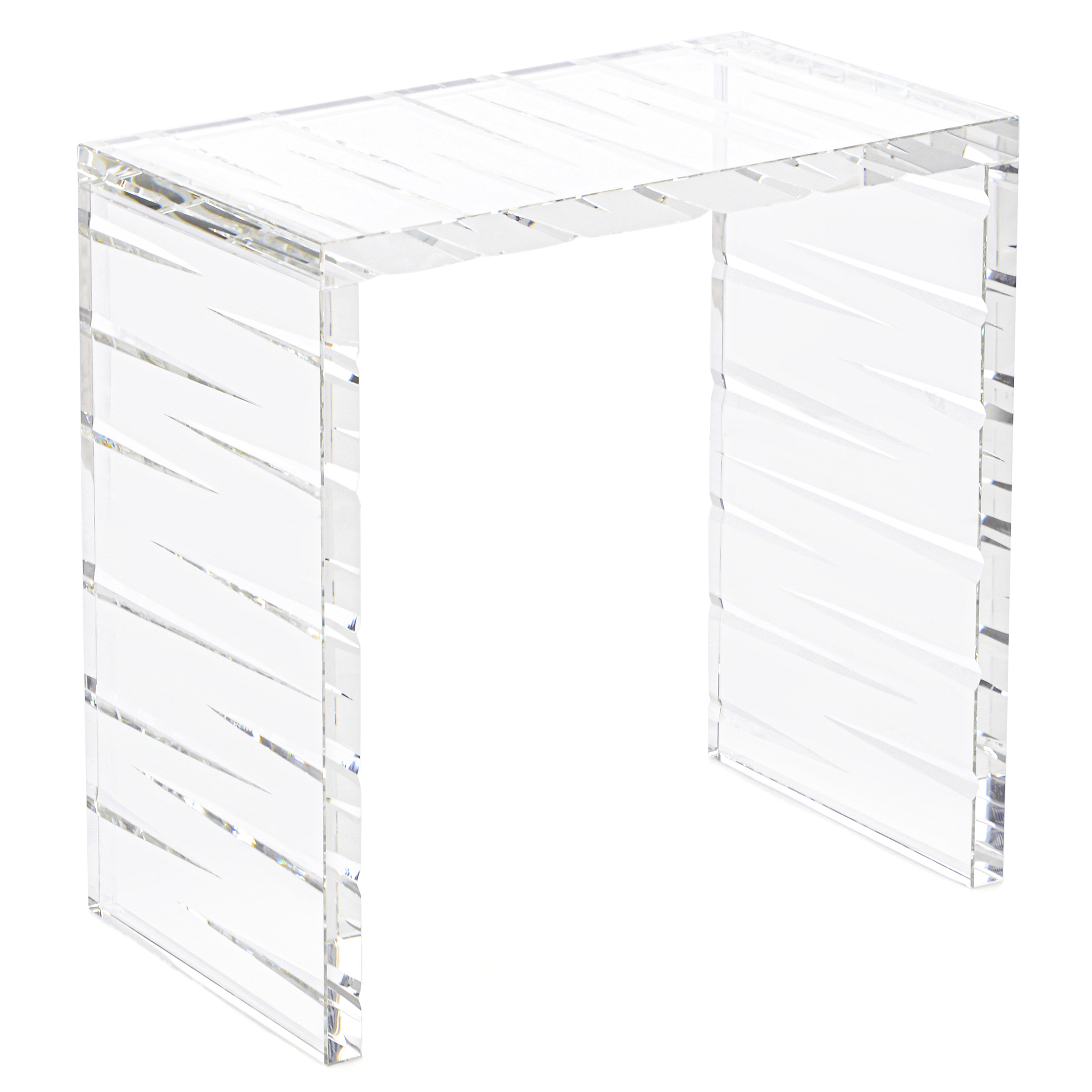 Cut Crystal Side Table