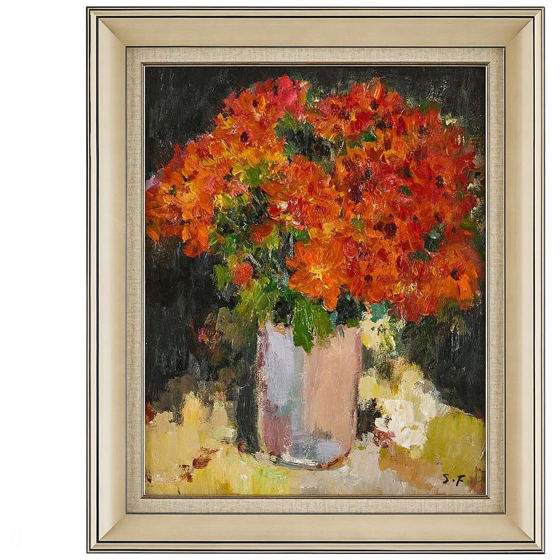Shi Fei's Vivid 25 X 21 inch Oils and Original Art