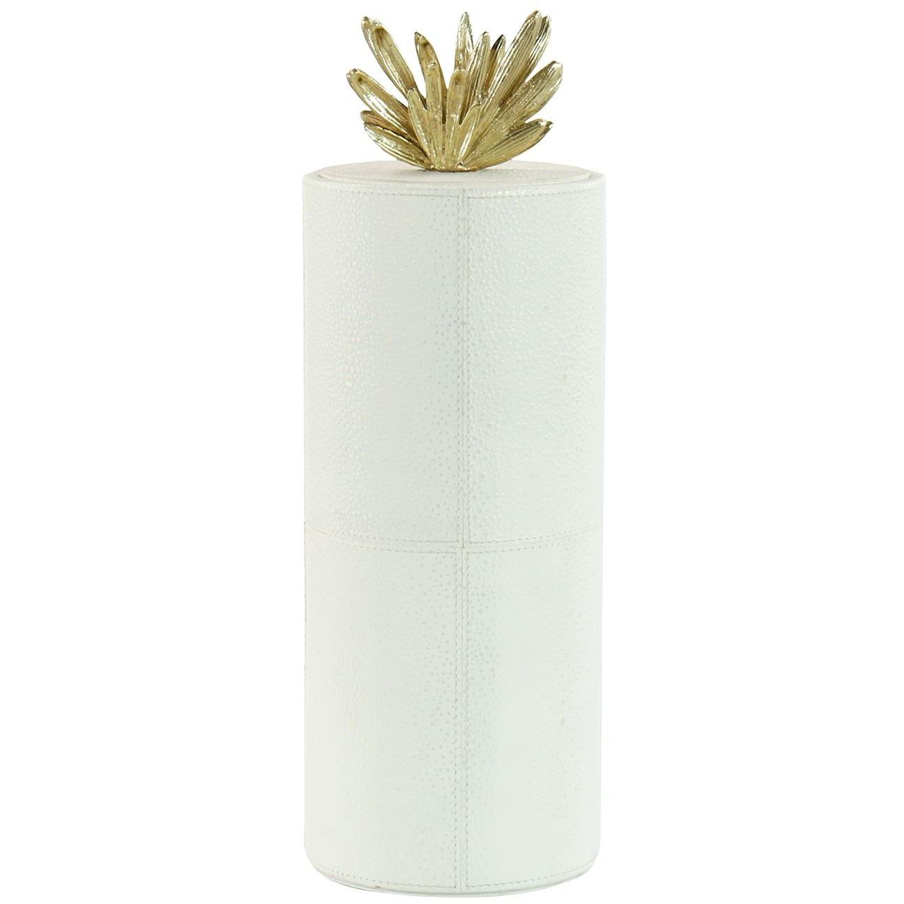 Bianca Cylinder 6.25 X 6.25 inch Box, Large