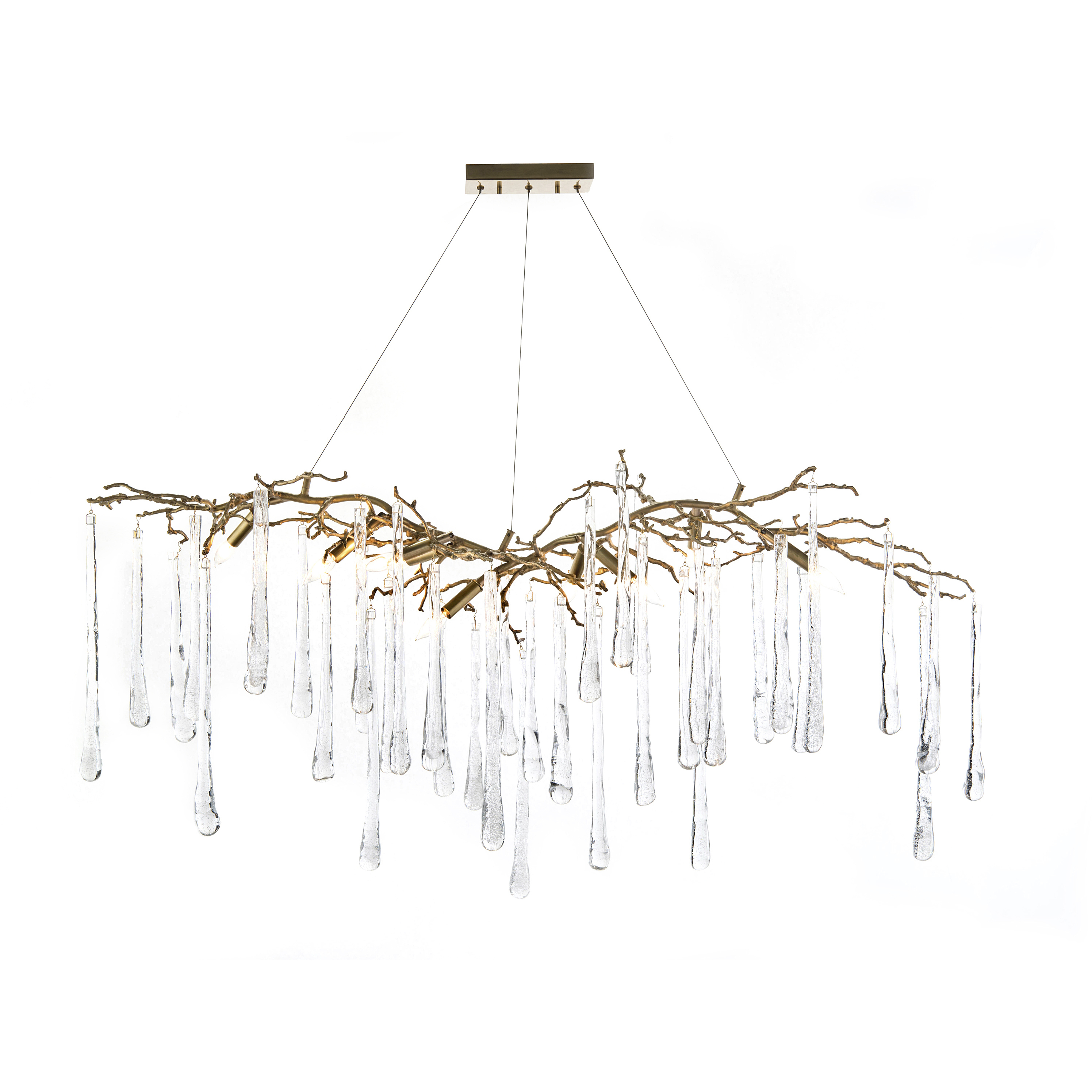 Leah 9 Light 19 inch Brass Chandelier Ceiling Light