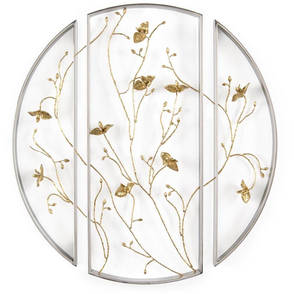 Circle of Life Wall Sculpture, Triptych