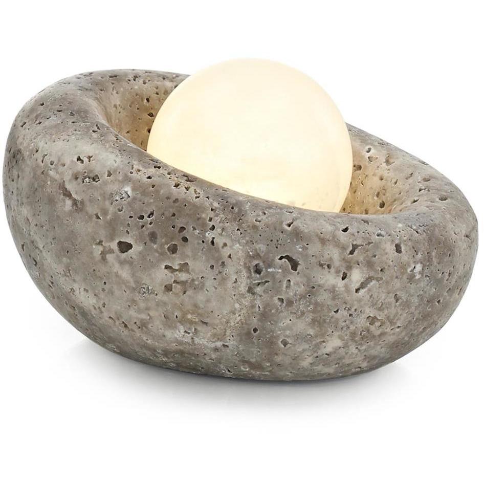 Nested Alabaster 4.5 inch Accent Lamp Portable Light