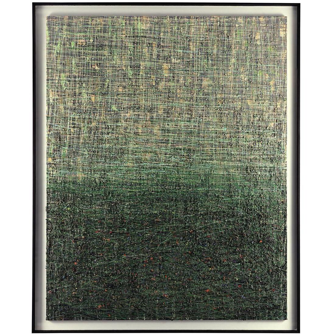 Cao Ping's Morning Dew 59 X 47.5 inch Oils and Original Art