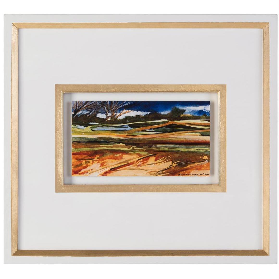 Rick Anderson's Something In The Orange III 30 X 22 inch Landscape Art 