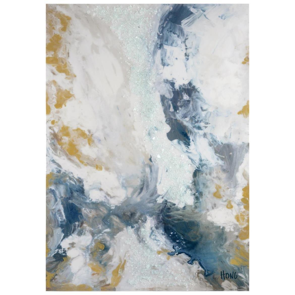 Mary Hong's Blue Gale Wall Decor, 3D